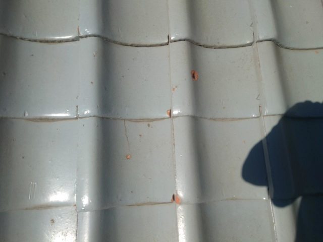 姫路市の経年劣化が進んだ瓦